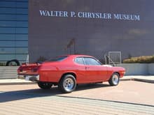 1972 Dodge Demon 340 at the Chrysler Museum