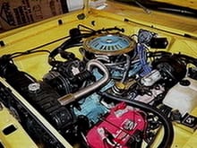 72 Dart Swinger  After 2005 06 restoration with custome air cleaner pie pan