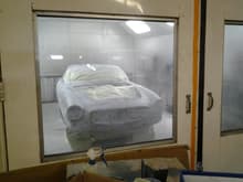 In spraybooth, just primed.