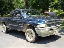 Dodge After Pulling a Ford Out