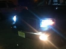 HID conversion with mod to keep high n low on when high activated