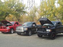 03 ram, 11 R/T, 08 chev