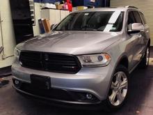 2014 Durango Limited - Chrome accents vinyl wrapped in Matte Black -ND Vinyls SI, NY