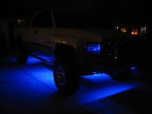 Blue Glow   Led Headlight Alarm Indicators
