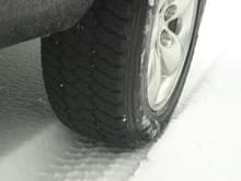 tires in snow