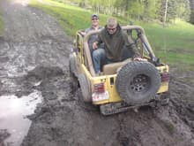 unexpected deep mud