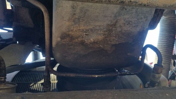 Front of block. What would cause this leak?