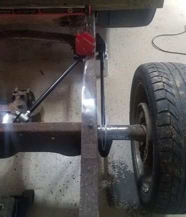 I will wind up building a cross member here for the upper bars, and another for the shock mounts.