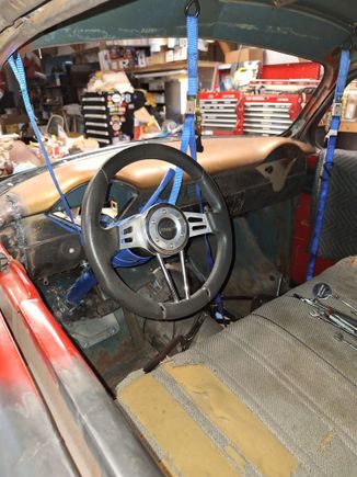 Grafting-in 55 Bel Air Dash