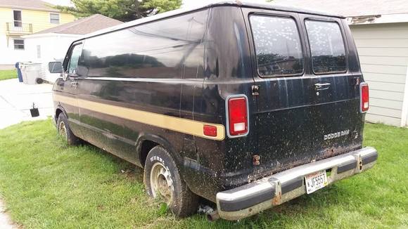 In the backyard where it sat.