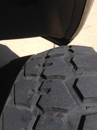 The inside is dramatically caved.