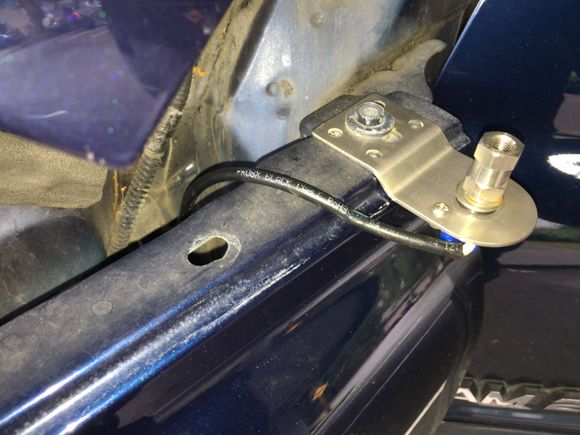 side bracket for attenna.
