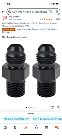 For the radiator trans cooler side.