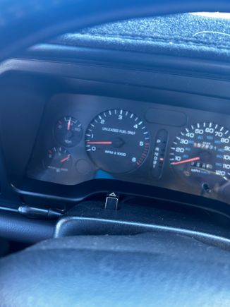 This is the RPMs when I’m stopped. Is that too low?