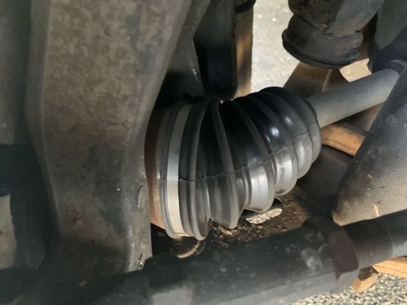 Passenger side turned front view