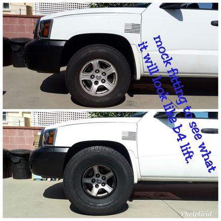32' tire mock fit b4 2in leveling kit