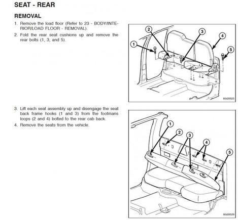 rear seat removal