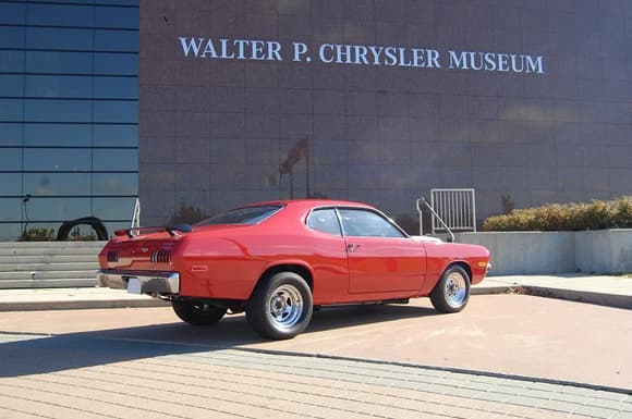 1972 Dodge Demon 340 at the Chrysler Museum