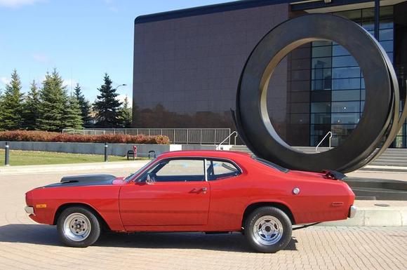 1972 Dodge Demon 340 at the Chrysler Museum