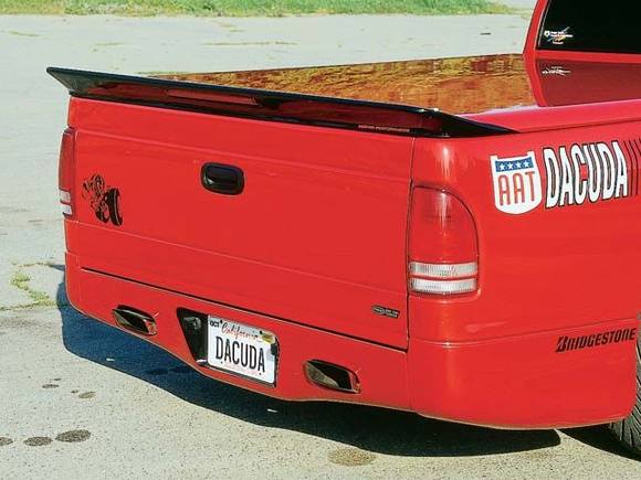 0101 10z 1997 dodge dakota barracuda rear view