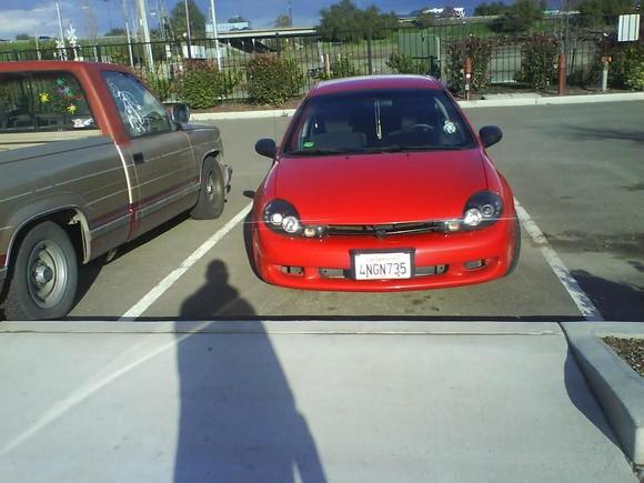 parked at work