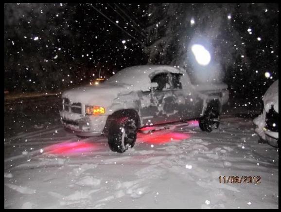 snow   under glow = sweet