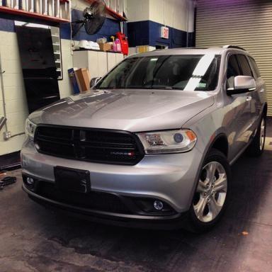 2014 Durango Limited - Chrome accents vinyl wrapped in Matte Black -ND Vinyls SI, NY