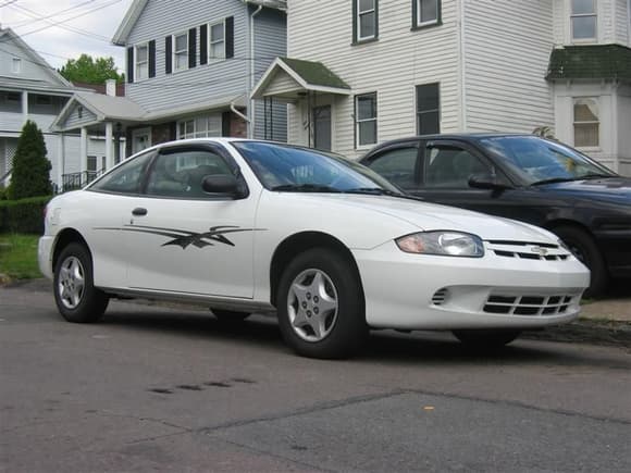 Bianka (sold) (3rd car)
'03 Chevrolet Cavalier VE. 
Pioneer deh-p8600mp head.
Infinity Cappa Perfect 6.1 Front
Infinity Reference 600.2 Front Amp
Infinity Cappa 12 (x2) Subs
Infinity Reference 1200.1 Sub Amp