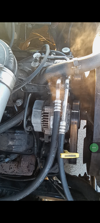 Like the thing you unbolt that the thermostat is under. That's where it was spraying out. 