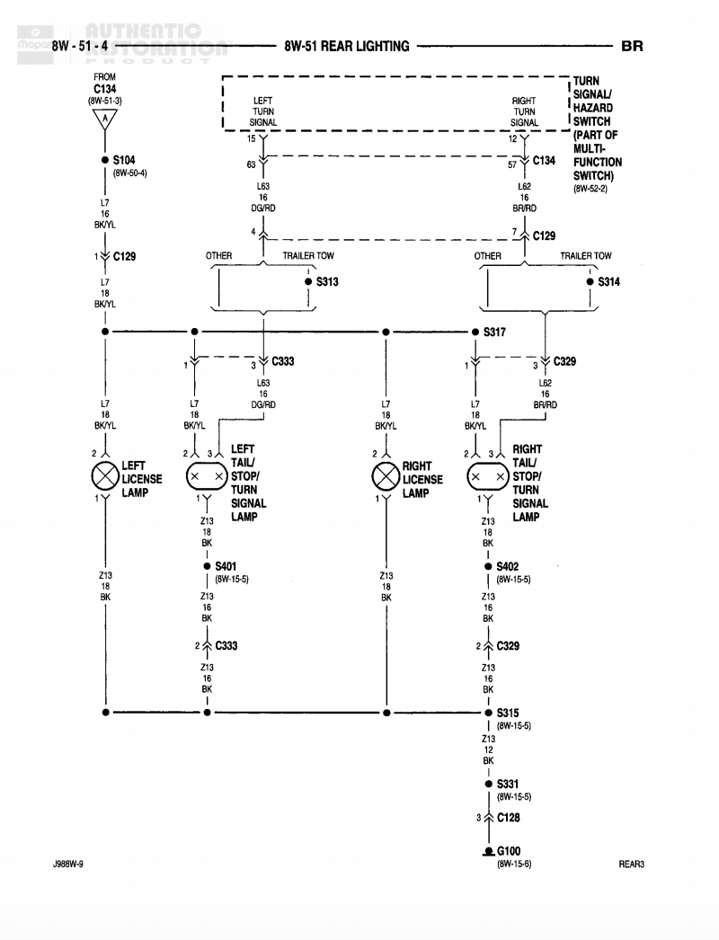 Flatbed back to a regular box - rear wiring splice help - DodgeForum.com
