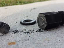 snapped clutch pivot bolt
