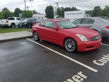 Picking up the new whip from the dealership