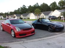 An old friend stopped by with his '17 Miata RF Clubsport.