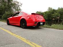 infiniti g35 red gtr style body kit#g35#redcar#monbb#bodykit#gtrstyle#34#infiniti#car#passion#flash#sun#love2ride