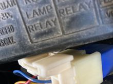 That’s the reverse lamp relay. There are two yellow with red stripe wires and the purple wire you mentioned. Either the two yellow wires go to the same source and wouldn’t matter which one I use, or I’m at the wrong place. I looked on the ecu and can’t find the green with orange stripe at pin 102. It’s a bluish wire instead. Wish you had instant messenger so I could talk and get it figured out. I know it’s not as complicated as it seems, but my wires aren’t matching up to your suggestions. sorry