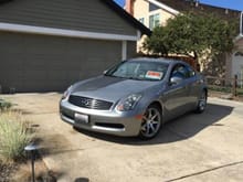 Photo from the guy I bought my G from. He bought an extended warranty from Infiniti and had a bunch replaced in the engine, while paying out of pocket to have clutch system replaced. Bone stock when I bought it at 75k miles.