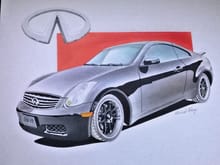 a good friend of mine who is an illustrator did this piece of my g35. He will do your ride for only 100 in most cases.send me a message if you are interested