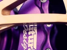 8/6 pot Futura Designs brakes purple calipers 14&quot; rotors