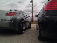 my g35 and friends z with xxr526