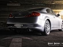 My 2006 Infiniti G35 Coupe in a downtown parking garage (Photo © Copyright Travis Ingram)