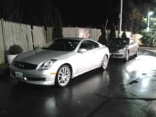 My g35 and my moms g35x, we love our g's haha