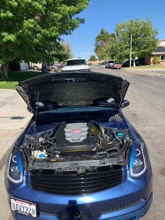 Paint matched the battery and JDM battery cover