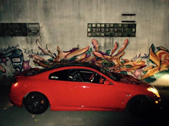 infiniti g35 , red , gtr body kit                        #g35#redcar#monbb#bodykit#gtrstyle#34#infiniti#car#passion#flash#sun#love2ride