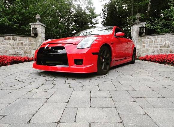 infiniti g35 red gtr style body kit#g35#redcar#monbb#bodykit#gtrstyle#34#infiniti#car#passion#flash#sun#love2ride