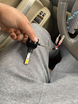 I had this bulb on spec d headlight I wanted to now I can revert to adding a h1 bulb that originally come with the headlight 