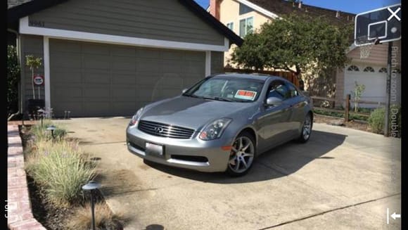 Photo from the guy I bought my G from. He bought an extended warranty from Infiniti and had a bunch replaced in the engine, while paying out of pocket to have clutch system replaced. Bone stock when I bought it at 75k miles.