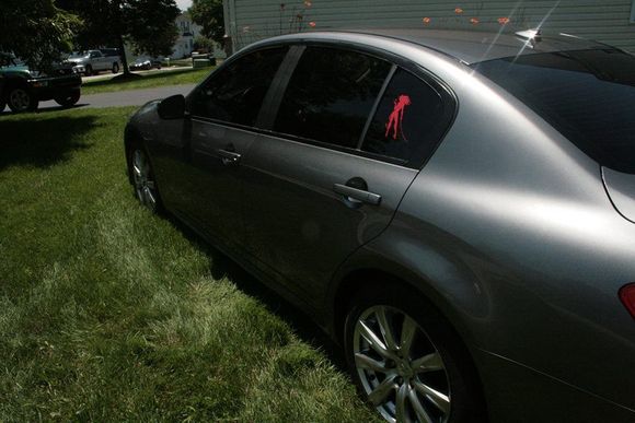 Painted Pillars and Gloss Black Wraped Door accents