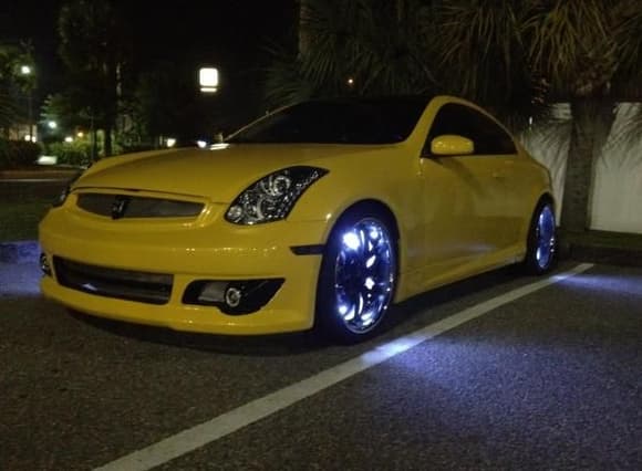 my G35 with lightning wheel