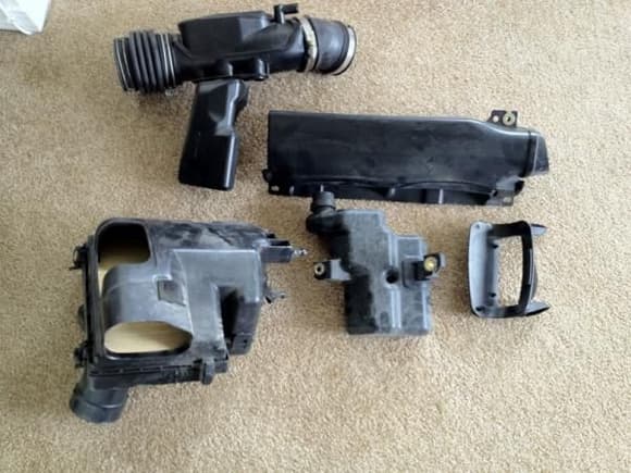 For Sale: 2006 G35 Coupe OEM Airbox, Gtube, Scoop, Bottle and Filter (Back)