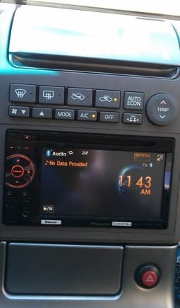 Double Din with Pioneer face